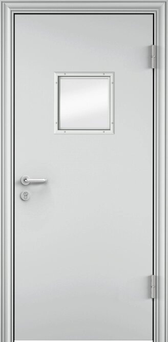 Дверь противопожарная EI 60 RAL 7035 серый / RAL 7035 серый от компании Selectus - фото 1