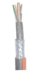 Galvanised steel wire braid flyght pump cable