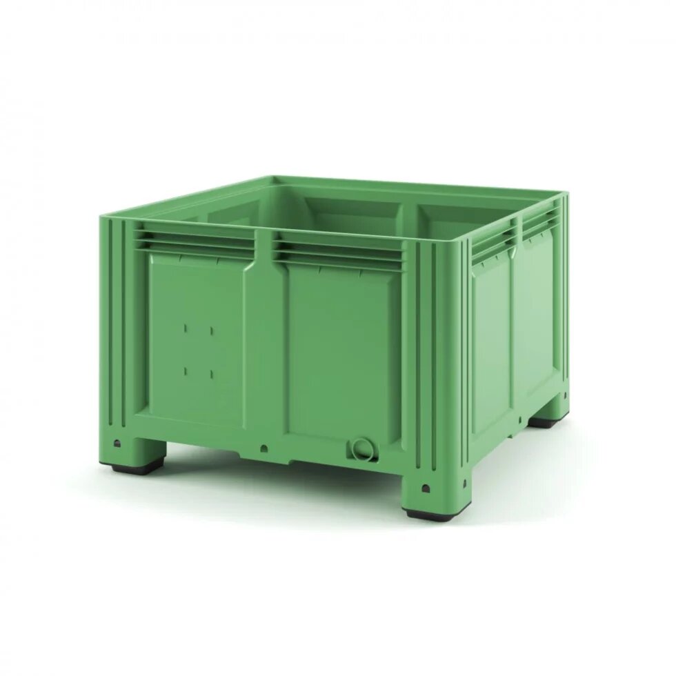 Пластиковый контейнер IBOX 1130x1130x760 (сплошной, на ножках) от компании Selectus - фото 1