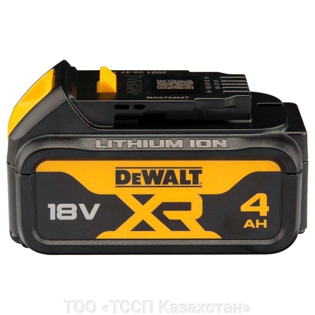 Аккумулятор DeWALT Li-ion 18V 4Ah DCB182-XJ от компании ТОО «ТССП Казахстан» - фото 1