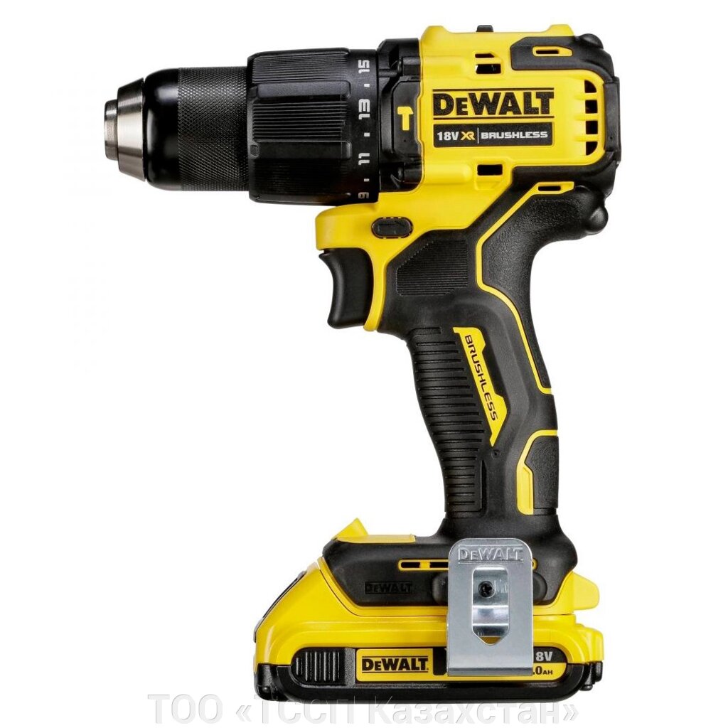 Аккумуляторная дрель-шуруповерт DeWALT DCD709D2T-QW от компании ТОО «ТССП Казахстан» - фото 1