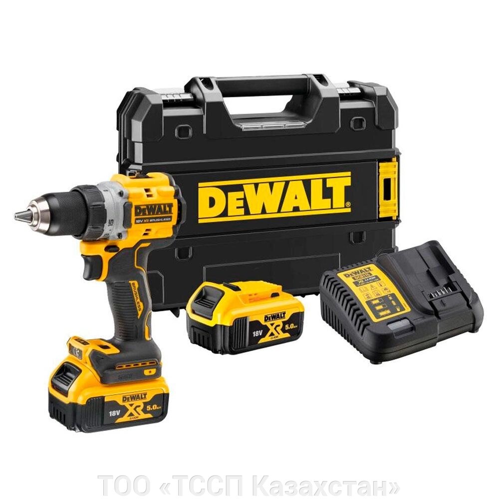 Аккумуляторная дрель-шуруповерт DeWalt DCD800P2T-QW от компании ТОО «ТССП Казахстан» - фото 1