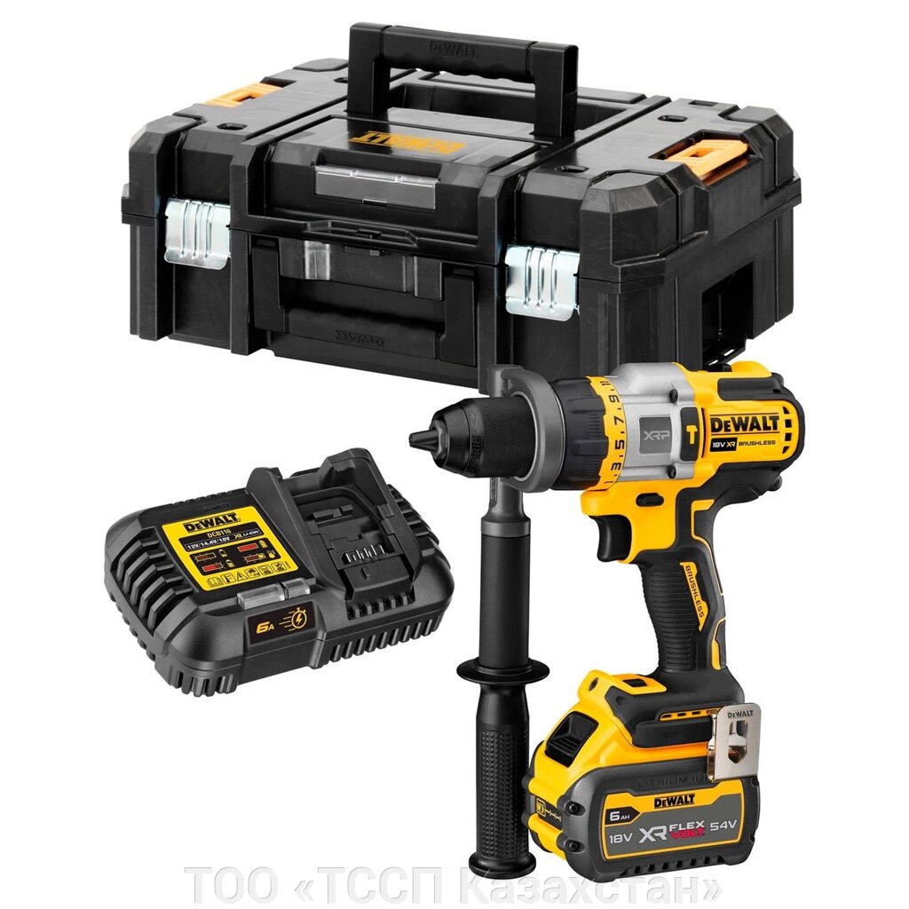 Аккумуляторная дрель-шуруповерт DeWalt DCD999T1-QW от компании ТОО «ТССП Казахстан» - фото 1