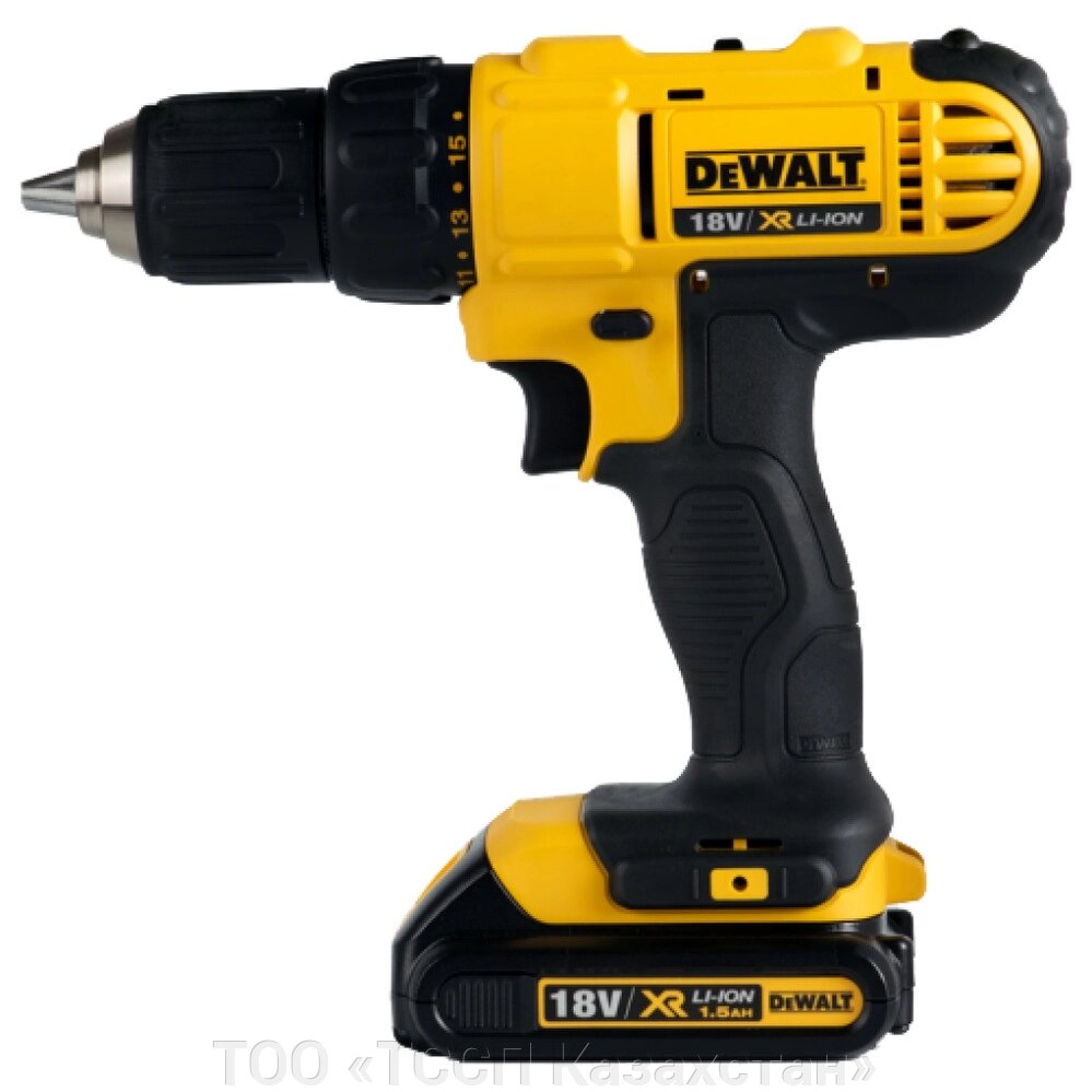 Аккумуляторная дрель-шуруповерт DeWALT "XR" 18V Li-ion DCD771S2-QW от компании ТОО «ТССП Казахстан» - фото 1