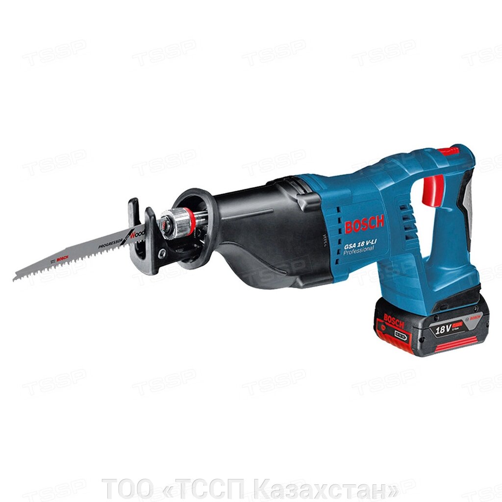 Аккумуляторная сабельная пила Bosch GSA 18V-LI 0615990L6H от компании ТОО «ТССП Казахстан» - фото 1