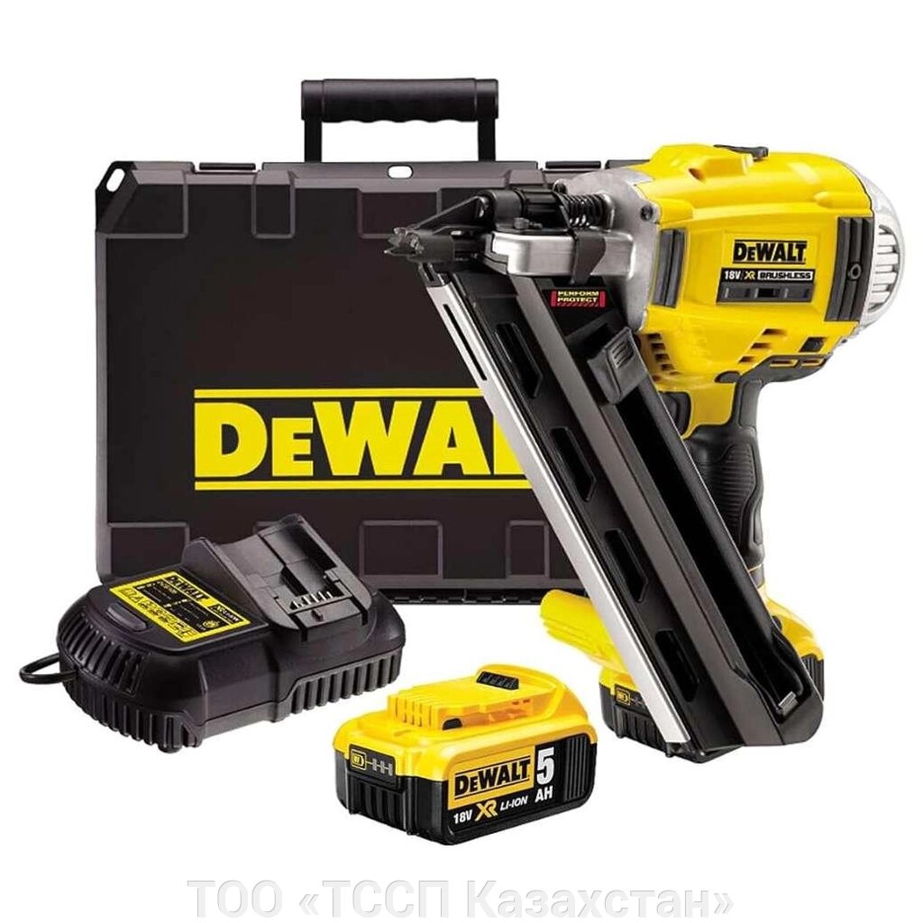 Аккумуляторный гвоздезабивной пистолет DeWALT DCN692P2-QW от компании ТОО «ТССП Казахстан» - фото 1