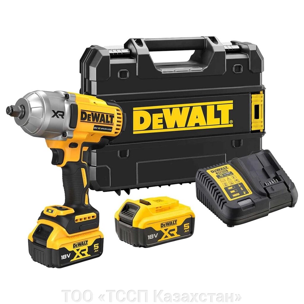 Аккумуляторный ударный гайковерт DeWALT DCF900P2T-QW от компании ТОО «ТССП Казахстан» - фото 1