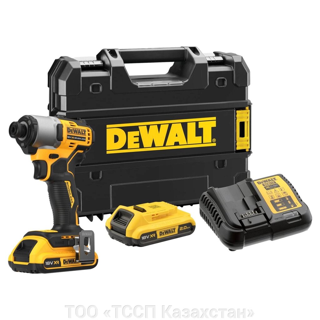 Аккумуляторный ударный шуруповерт DeWALT "XR" 18V DCF840D2T-QW от компании ТОО «ТССП Казахстан» - фото 1