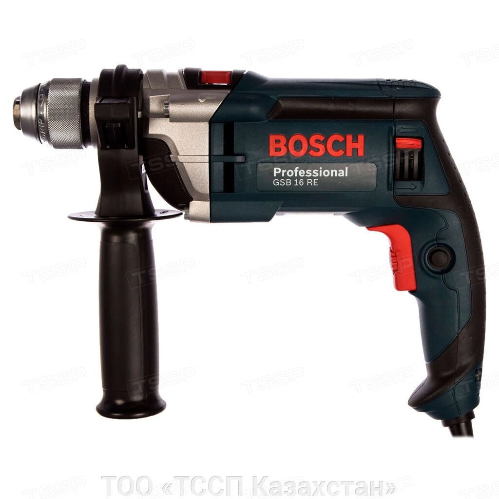 Дрель ударная Bosch GSB 16 RE БЗП060114E500 от компании ТОО «ТССП Казахстан» - фото 1