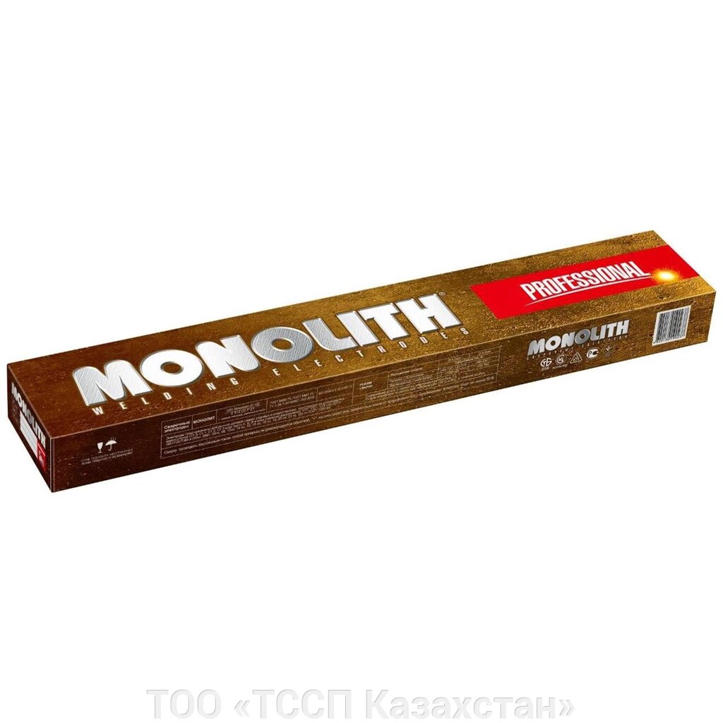 Электроды сварочные Monolith РЦ 4мм БП000002286 (1 упаковка - 5кг) от компании ТОО «ТССП Казахстан» - фото 1