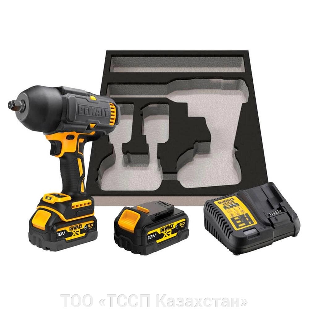 Гайковерт ударный аккумуляторный бесщёточный DeWALT DCF900P2G-QW от компании ТОО «ТССП Казахстан» - фото 1