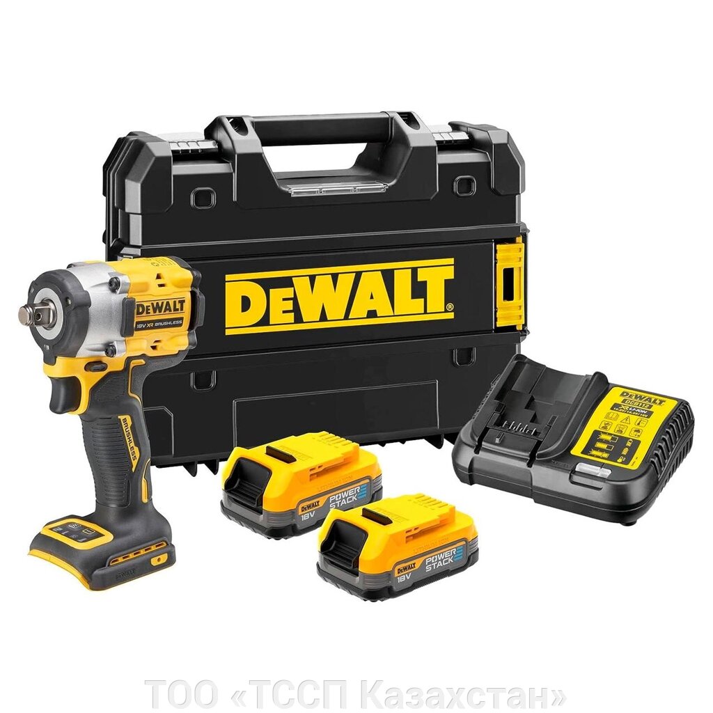 Гайковерт ударный аккумуляторный бесщёточный DeWALT DCF921E2T-QW от компании ТОО «ТССП Казахстан» - фото 1