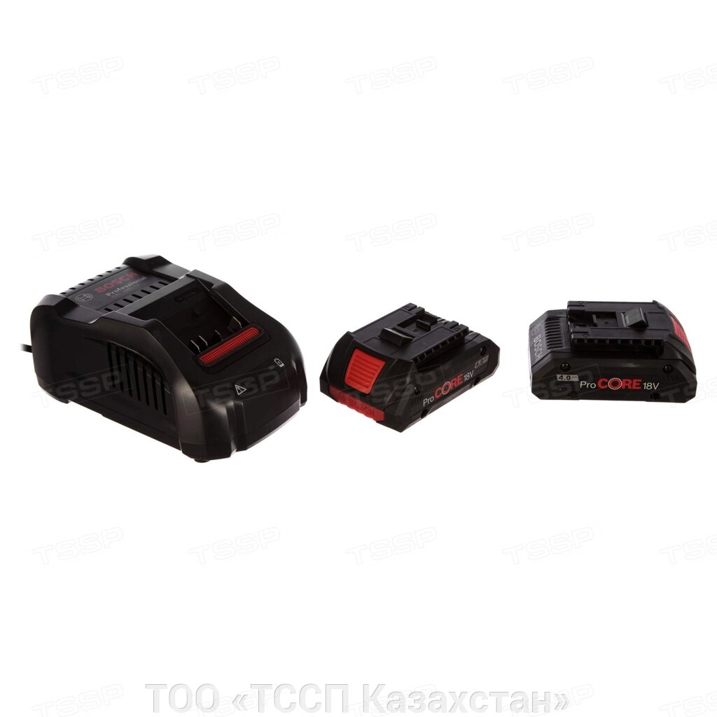 Набор аккумуляторов Bosch ProCORE 18V 4.0Ah Li-ion 2шт. + зарядное устройство GAL 1880 CV 18V 8А Li-ion от компании ТОО «ТССП Казахстан» - фото 1