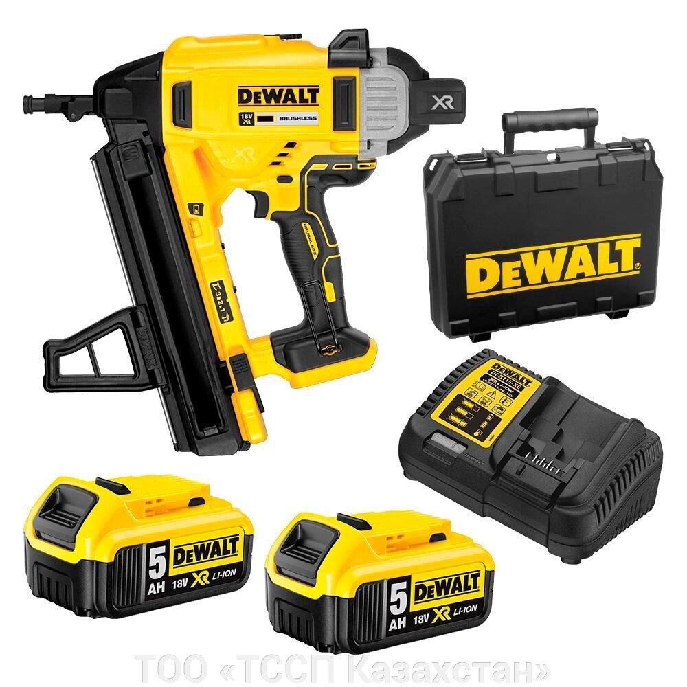 Пистолет гвоздезабивной аккумуляторный бесщёточный DeWALT DCN890P2-QW от компании ТОО «ТССП Казахстан» - фото 1