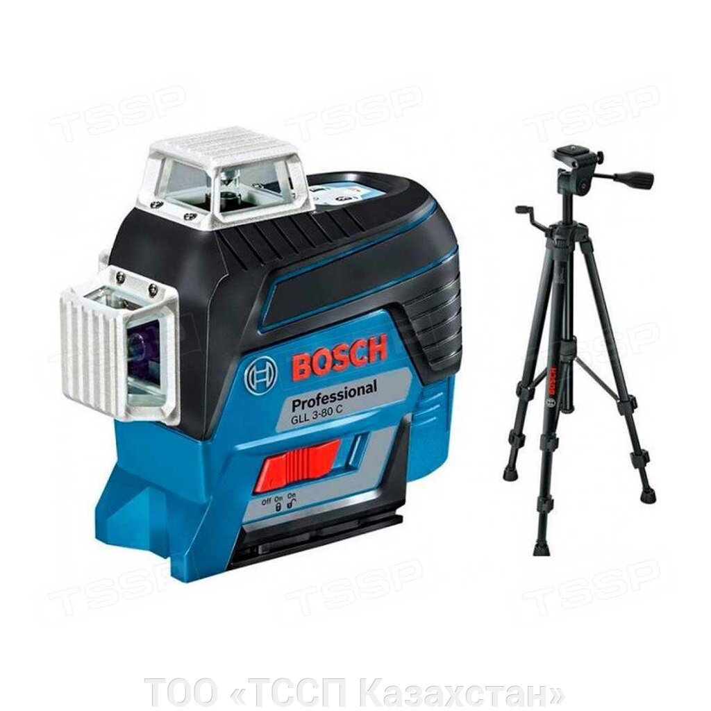 Построитель плоскостей Bosch GLL 3-80 C + BT 150 Professional 0601063R01 от компании ТОО «ТССП Казахстан» - фото 1