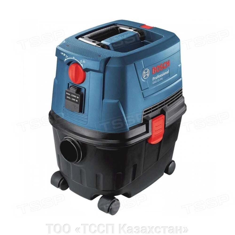 Пылесос строительный Bosch GAS 15 PS Professional 06019E5100 от компании ТОО «ТССП Казахстан» - фото 1