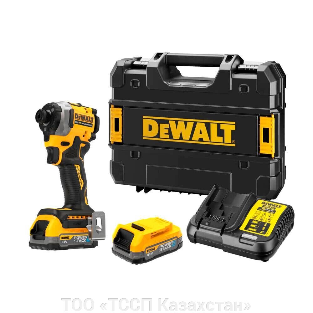 Шуруповерт аккумуляторный ударный бесщёточный DeWALT DCF850E2T-QW от компании ТОО «ТССП Казахстан» - фото 1