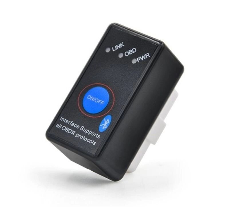 Авто-сканер ELM327 OBD2 V1.5 мини PIC18F25K80 с кнопкой для Android от компании Мир Электроники - фото 1