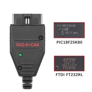 Авто-сканер VAG-K + CAN 1,4 OBD2, PIC18F25K80, кабель USB