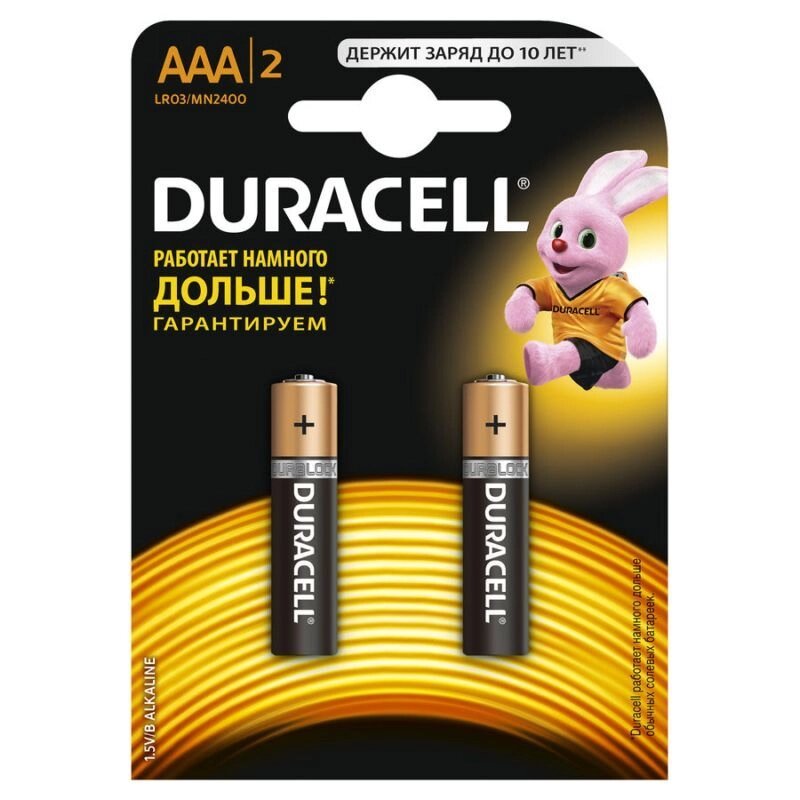 Батарея AAA DURACELL 1.5В от компании Мир Электроники - фото 1