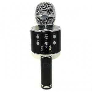 Беспроводной Bluetooth караоке микрофон со встроенной колонкой WS-858