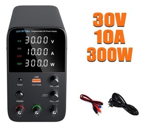 Блок питания импульсный Wanptek WPS3010H 0-30В/10А, USB, 4 разряда