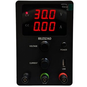 Блок питания лабораторный RUZIZAO R-SPS605 60В/5А черный