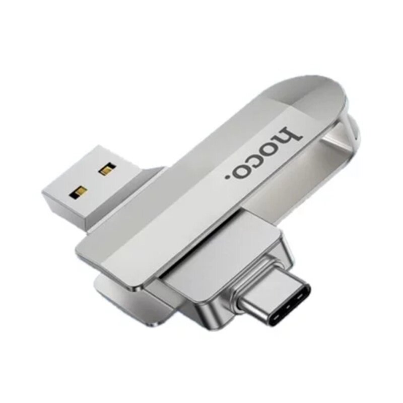 Флешка HOCO UD10 16ГБ 2 в 1, USB+Type-C, USB 3.0 от компании Мир Электроники - фото 1