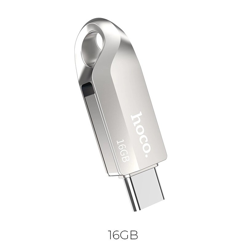 Флешка HOCO UD8, 2 в 1, 16ГБ USB 3.0, Type-C от компании Мир Электроники - фото 1