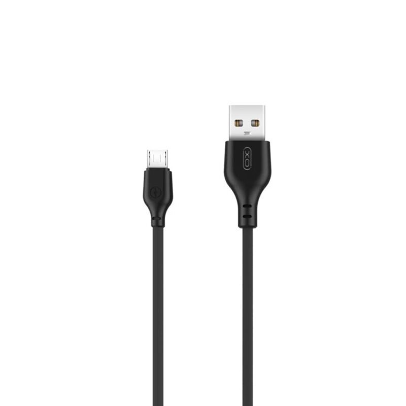 Интерфейсный кабель XO NB103 micro USB 2m Black от компании Мир Электроники - фото 1