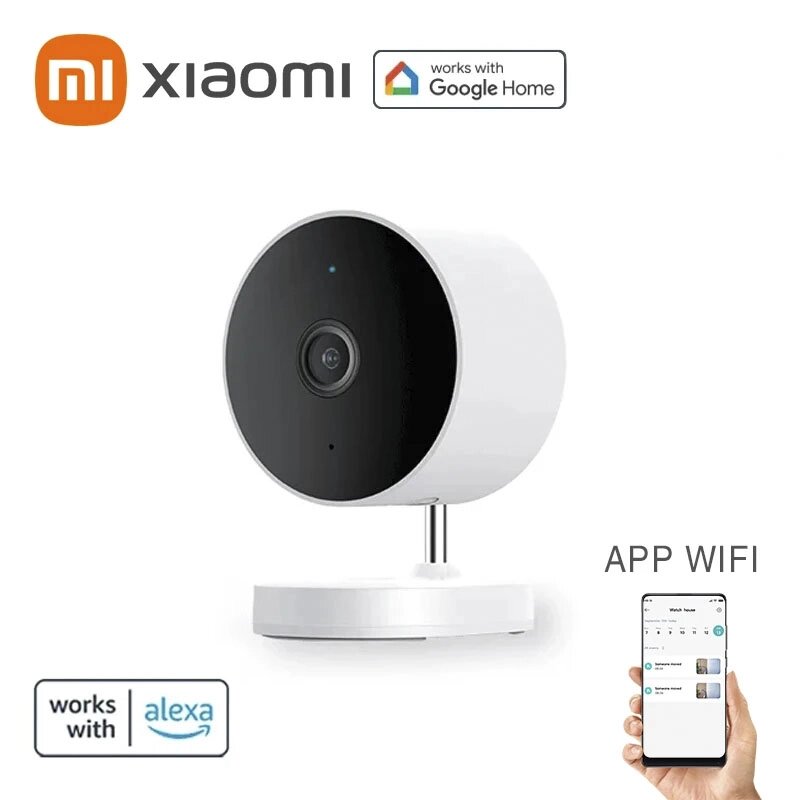 Камера IP Xiaomi AW200, 1080, IP65, Google Home, наружная от компании Мир Электроники - фото 1