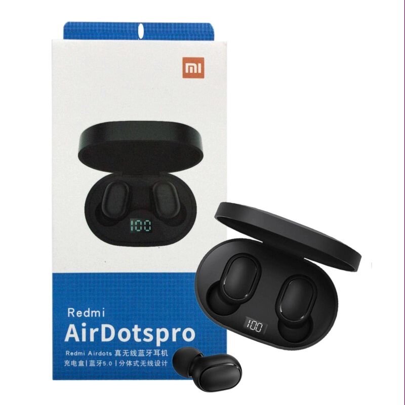 Наушники Xiaomi Redmi AirDots Pro черный от компании Мир Электроники - фото 1