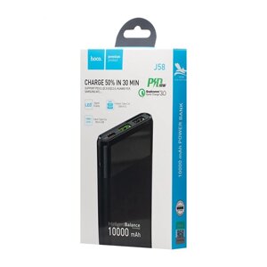 POWER BANK HOCO J58 10000 мач, 2 USB, Quick Charge 3.0