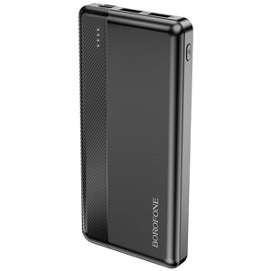 POWER BANK BOROFONE BJ24, 10000 мАч, вход микро Type-C, 2 выхода