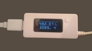 Тестер зарядных и других устройств USB KCX-017 до 20000 мАч