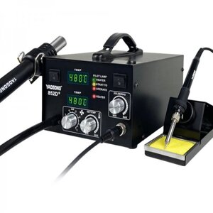 Паяльная станция YAOGONG 852D+, компрессор, минимальная