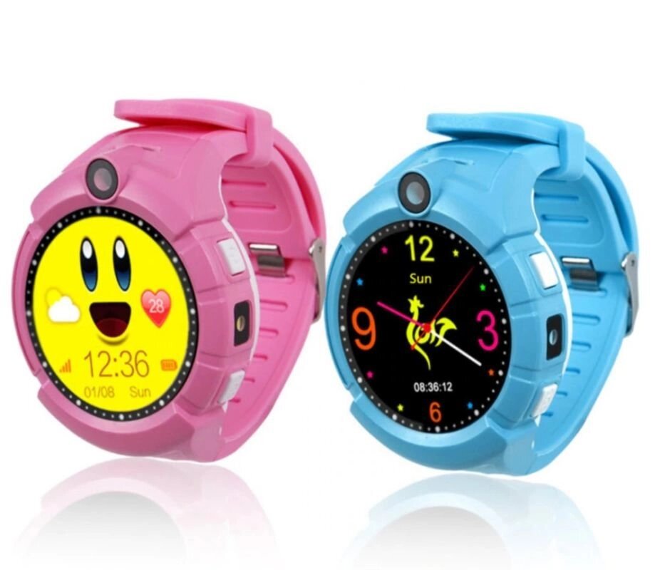 Q360 детские сенсорные смарт часы с цветным экраном, GPS, камера, фонарик - преимущества