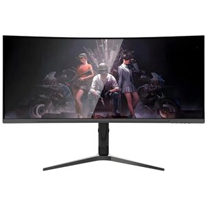 Игровой изогнутый монитор A-SIFTPANELMAX 4K165HZ — 34", 34401440, VA, 165 Гц, Adaptive Sync, 21:9, Стереодинамики