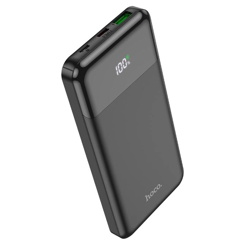 POWER BANK HOCO J102 10000 мАч LED, USB, USB-C, PD 20W, QC3.0 от компании Мир Электроники - фото 1