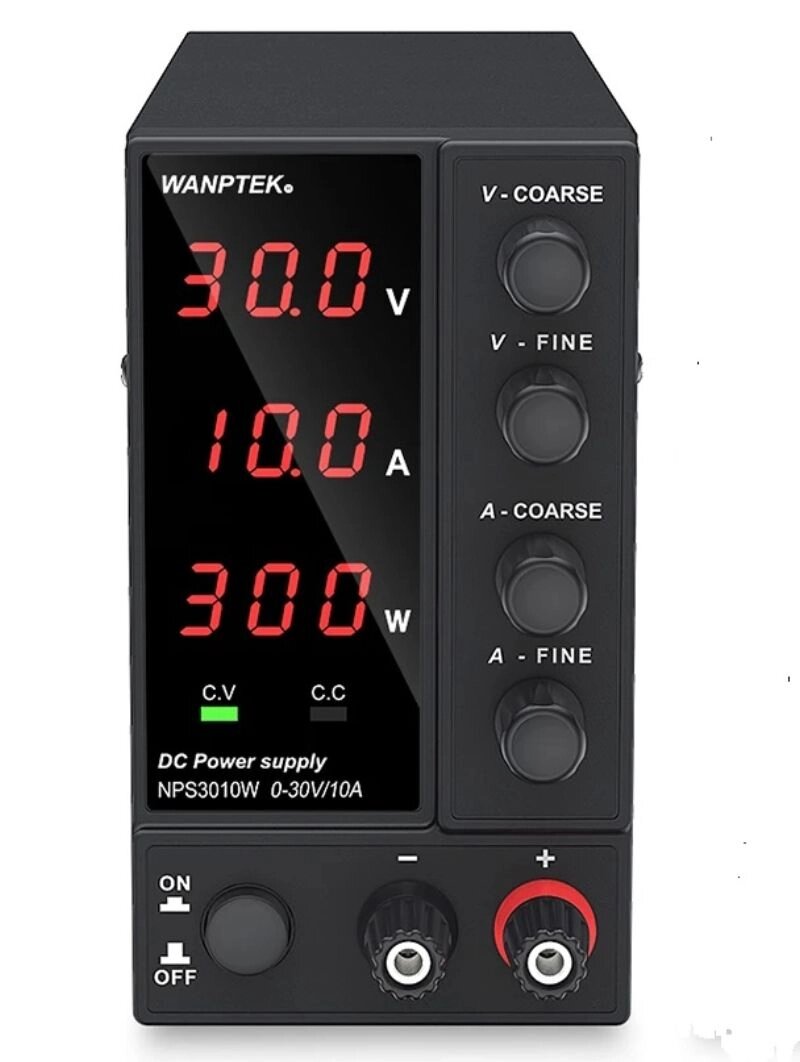 Регулируемый лабораторный блок питания NPS3010W 0-30 В, 10 А пост. тока от компании Мир Электроники - фото 1