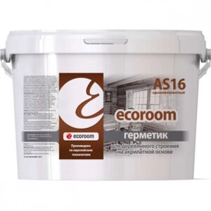 Герметик акриловый ecoroom AS 16 для деревянного строения