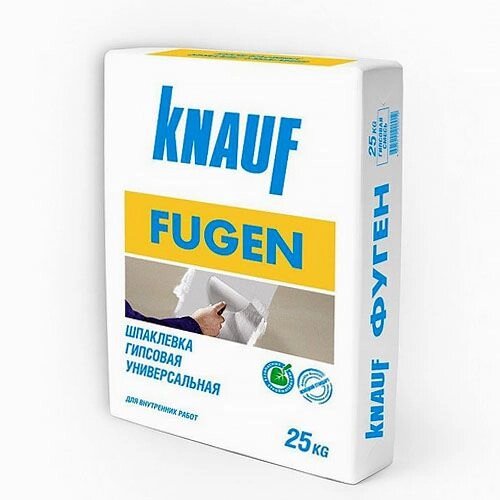 KNAUF FUGEN Шпаклевка гипсовая, универсальная (25 кг) от компании ТОО "Nekei" - фото 1