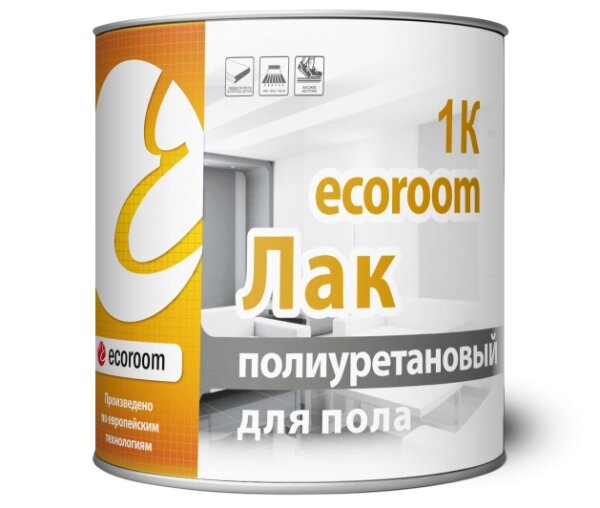 Лак полиуретановый 2K ecoroom для паркета от компании ТОО "Nekei" - фото 1