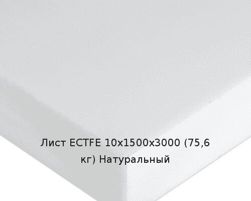Лист ECTFE 10х1500х3000 (75,6 кг) Натуральный от компании ТОО "Nekei" - фото 1