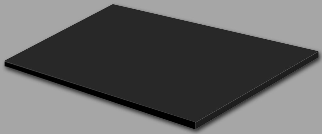 Лист ПНД 2х1500х3000мм (8,73 кг) Черный от компании ТОО "Nekei" - фото 1