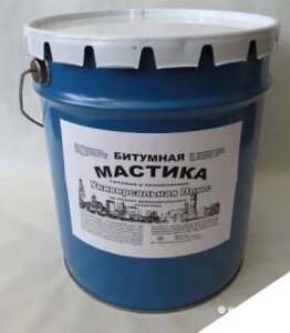 Мастика МБУ битумная универсальная холодная (ведро 18 л., 16 кг.)