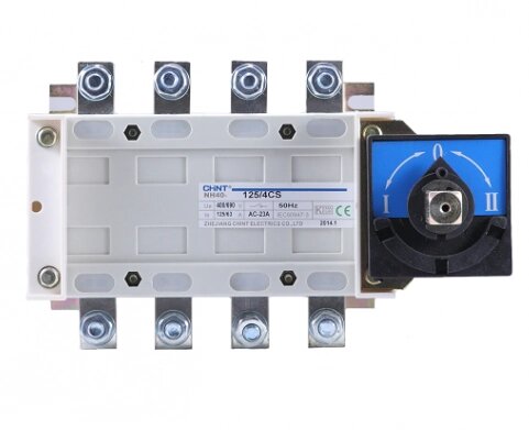 Перекидной рубильник NH40-125/3CS ,3P ,125А, 3 положения I-0-II  , стандартная рукоятка управления от компании ТОО "Nekei" - фото 1