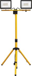 Прожектор на штативе , 2*30W 6400К 220V черный IP65 , LL-502