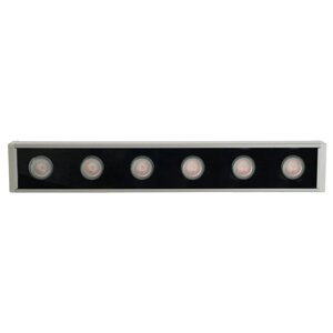 Светодиодный линейный прожектор для подсветки стен, красный, 250*40*25mm, 6W DC24V, IP65 LL-893