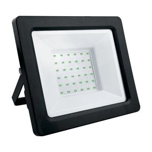Прожектор светодиодный, 2835 SMD, 50W зеленый AC220V/50Hz IP65, черный в компактном корпусе, LL-905